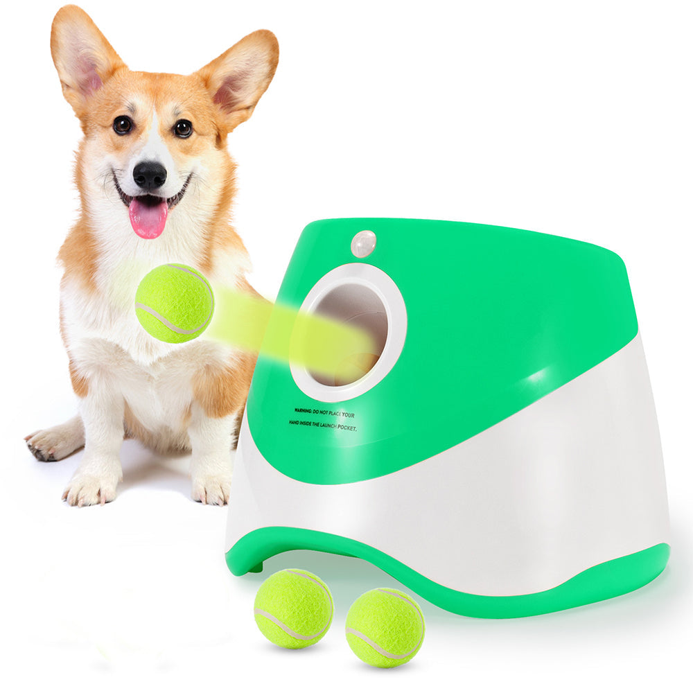 HKM-5197117 Automatic Ball Launcher for Dogs - Adjustable Distance Outdoor Fetch Toy