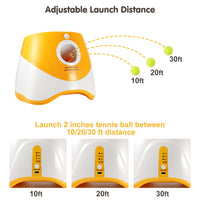 HKM-5197117 Automatic Ball Launcher for Dogs - Adjustable Distance Outdoor Fetch Toy