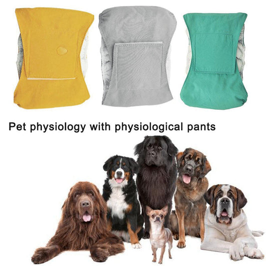 HKM-5197501 Waterproof Absorbent Cotton Diaper for Male Dogs - Soft and Comfortable for Small to Medium Breeds