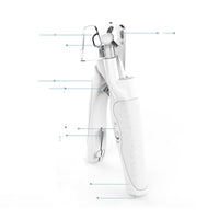 HKM-5197629 Rechargeable LED Pet Nail Clippers with Nail Collector and Retractable File