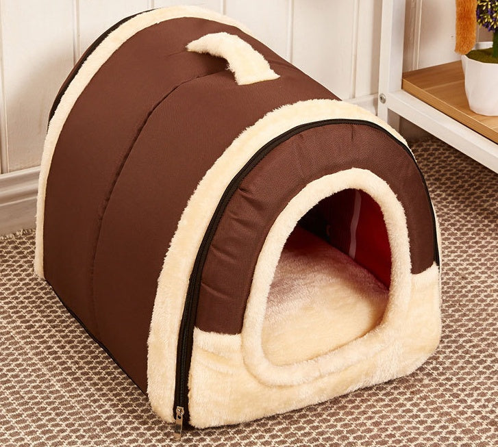 HKM-5197885 Portable Removable and Washable Dual-Purpose Pet Nest with Handle and Anti-Slip Design