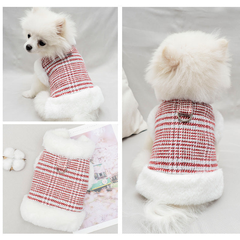 HKM-5198013 Cotton Princess Style Pet Vest for All Breeds