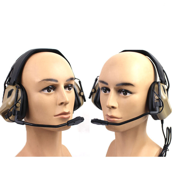 HKM-519827 5th Generation Tactical Communication Headset with Active Noise Reduction and Enhanced Sound Insulation