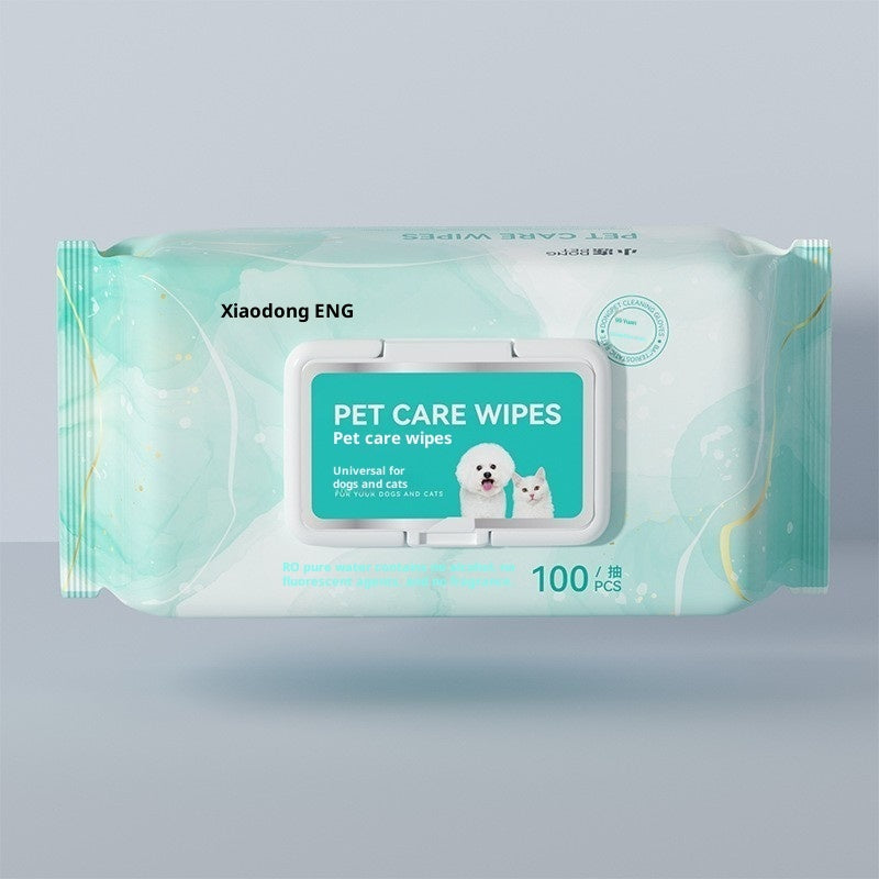 HKM-5199293 Pet Eye Cleaning Wipes - Non-Woven Fabric, 150 Count