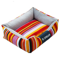 HKM-5199677 Cozy Cotton Pet House for Cats and Dogs - Waterproof Design in Sky Blue or Bright Yellow