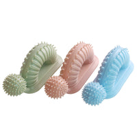HKM-5200445 Durable Pet Molar Teeth Cleaning Stick Toy for Chewing, Available in Blue, Pink, and Green