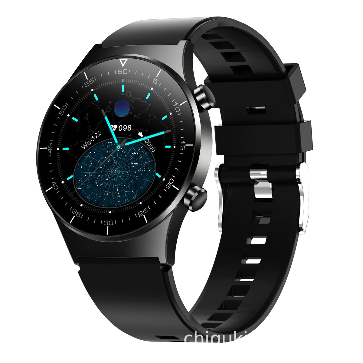 HKM-520147 Smart Watch with Heart Rate and Blood Pressure Monitoring, Step Tracking, and Sleep Analysis