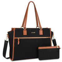 HKM-520339 15.6-Inch Women’s Casual Sports Laptop Tote Bag - Versatile Shoulder and Crossbody Style for Office, School, and Travel