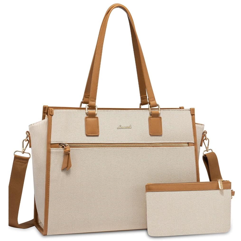 HKM-520339 15.6-Inch Women’s Casual Sports Laptop Tote Bag - Versatile Shoulder and Crossbody Style for Office, School, and Travel