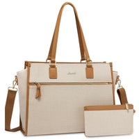 HKM-520339 15.6-Inch Women’s Casual Sports Laptop Tote Bag - Versatile Shoulder and Crossbody Style for Office, School, and Travel
