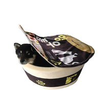 HKM-5203645 Cute Shiba Inu Design Soft Cloth Instant Noodle Dog Bed for Cats and Small Dogs
