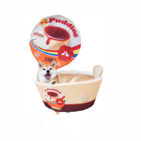 HKM-5203645 Cute Shiba Inu Design Soft Cloth Instant Noodle Dog Bed for Cats and Small Dogs