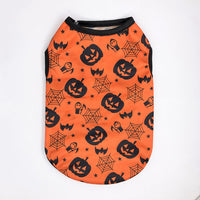HKM-5205181 Halloween-Themed Pet Costumes for Dogs and Cats in Pumpkin Designs - Multiple Sizes Available