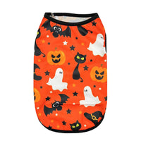 HKM-5205181 Halloween-Themed Pet Costumes for Dogs and Cats in Pumpkin Designs - Multiple Sizes Available