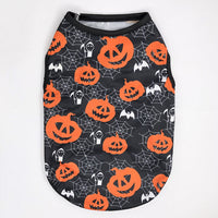 HKM-5205181 Halloween-Themed Pet Costumes for Dogs and Cats in Pumpkin Designs - Multiple Sizes Available