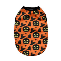 HKM-5205181 Halloween-Themed Pet Costumes for Dogs and Cats in Pumpkin Designs - Multiple Sizes Available