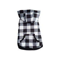 HKM-5205949 Cozy Plaid Waterproof Pet Jacket for Small Dogs ¨C Windproof and Warm for Autumn and Winter
