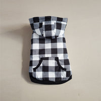 HKM-5205949 Cozy Plaid Waterproof Pet Jacket for Small Dogs ¨C Windproof and Warm for Autumn and Winter