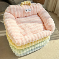 HKM-5206845 Cozy Pet Sleeping Mat for Small and Medium Dogs - Soft Cushion Winter Bed