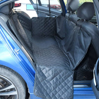 HKM-5207741 Dog Car Seat Cover - Black Oxford Fabric, 137x46x50 cm, Scratch-Resistant, Non-Slip, 4-Layer Design