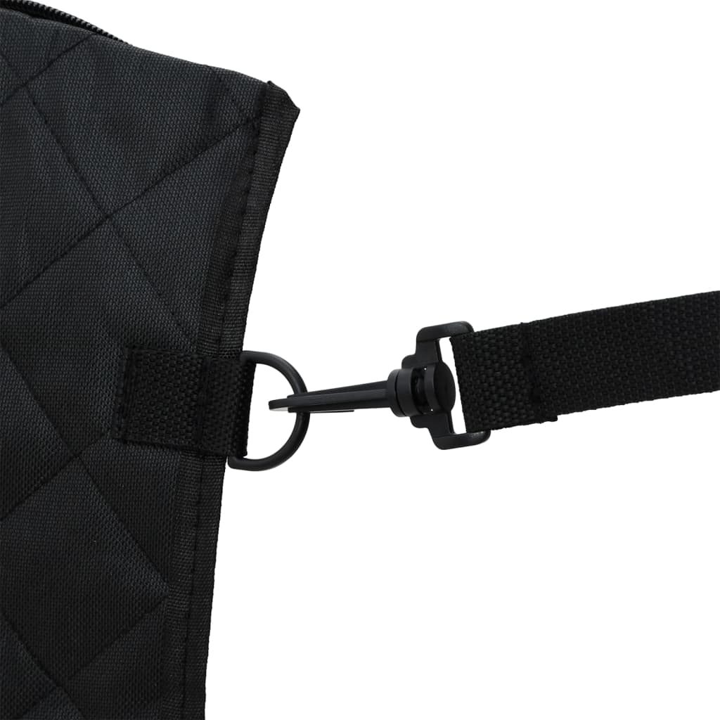 HKM-5207741 Dog Car Seat Cover - Black Oxford Fabric, 137x46x50 cm, Scratch-Resistant, Non-Slip, 4-Layer Design