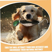 HKM-5207997 Durable Stuffed Duck Dog Toy for Aggressive Chewers - No Stuffing, Quacking Sound, Ideal for Training and Play