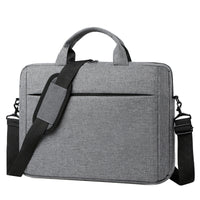 HKM-520851 15-Inch Soft Handle Business Laptop Bag with Zipper Pockets in Blue, Black, Wine Red, and Gray