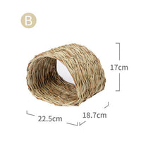 HKM-5209405 Handcrafted Natural Small Leaf Reed Molar Avoidance Nest - Two Sizes Available