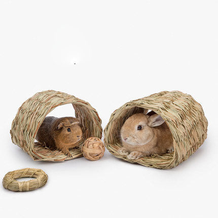 HKM-5209405 Handcrafted Natural Small Leaf Reed Molar Avoidance Nest - Two Sizes Available