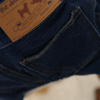 HKM-5209533 Casual Cotton Dog Jeans for Small Breeds - Teddy and Bichon Styles
