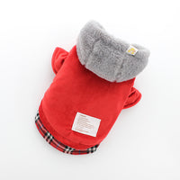 HKM-5209789 Velvet Cotton Bichon Dog Coat for Spring, Autumn, and Winter - Casual Four-Legged Style