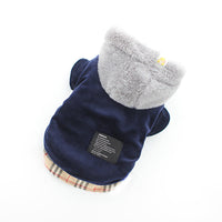HKM-5209789 Velvet Cotton Bichon Dog Coat for Spring, Autumn, and Winter - Casual Four-Legged Style