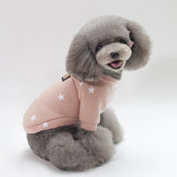 HKM-5210429 Pet Dog Sweatshirt with Pentagram Print - Available in Pink, Purple, Blue, Sizes S-XXL