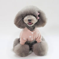 HKM-5210429 Pet Dog Sweatshirt with Pentagram Print - Available in Pink, Purple, Blue, Sizes S-XXL