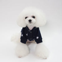 HKM-5210429 Pet Dog Sweatshirt with Pentagram Print - Available in Pink, Purple, Blue, Sizes S-XXL