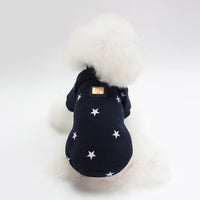 HKM-5210429 Pet Dog Sweatshirt with Pentagram Print - Available in Pink, Purple, Blue, Sizes S-XXL