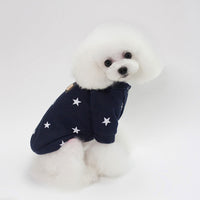 HKM-5210429 Pet Dog Sweatshirt with Pentagram Print - Available in Pink, Purple, Blue, Sizes S-XXL