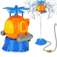 HKM-521043 Kids Outdoor Water Sprinkler Rocket Launcher Toy for Summer Fun