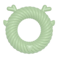 HKM-5212605 Interactive Dog Teething Plush Toy - Chew and Teeth Cleaning Deer Shape for Small to Large Dogs