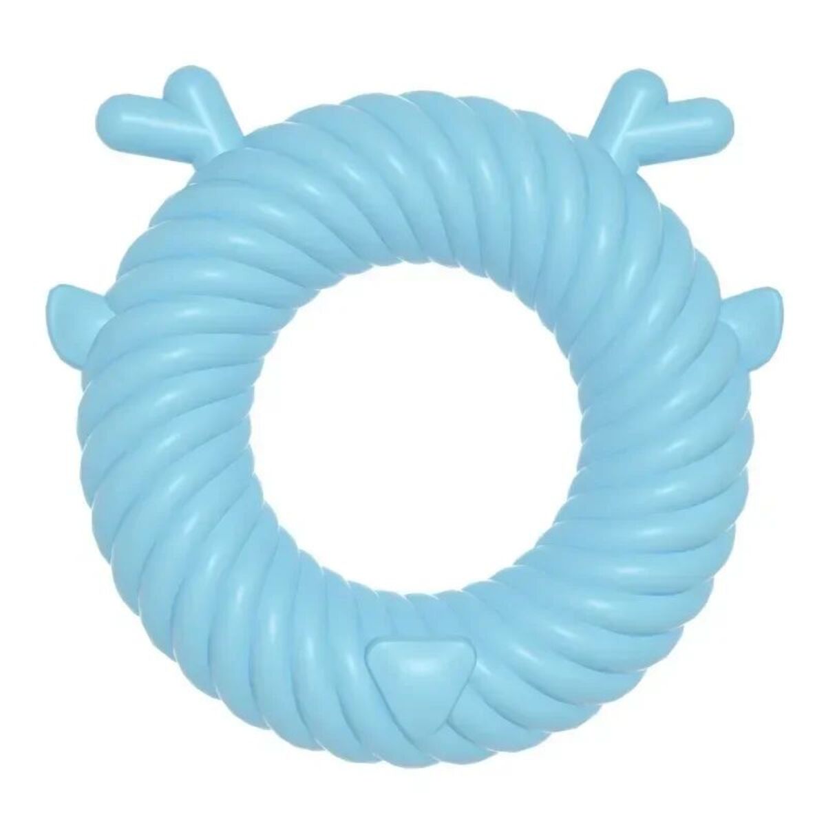 HKM-5212605 Interactive Dog Teething Plush Toy - Chew and Teeth Cleaning Deer Shape for Small to Large Dogs