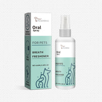 HKM-5212989 Pet Oral Care Spray Cleaner with Propolis, Grape Seed Oil & Mint - 3.8 x 14.6 cm