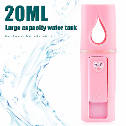 HKM-521299 USB Rechargeable Cold Mist Humidifier with Water Replenishment Meter and Mirror Finish