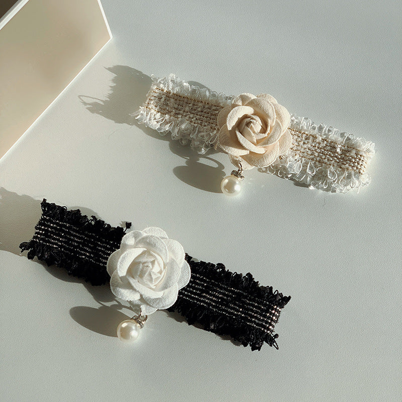 HKM-5213117 Stylish Magnolia Flower Fragrance Collar Accessory for Cats and Dogs