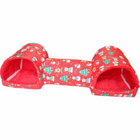 HKM-5214781 Cozy Polyester Nest for Small Pets - Warmth Retention Villa for Hamsters, Squirrels, Guinea Pigs & More
