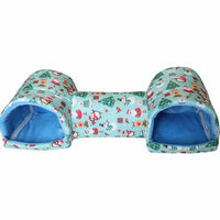 HKM-5214781 Cozy Polyester Nest for Small Pets - Warmth Retention Villa for Hamsters, Squirrels, Guinea Pigs & More
