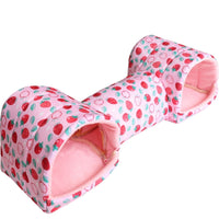 HKM-5214781 Cozy Polyester Nest for Small Pets - Warmth Retention Villa for Hamsters, Squirrels, Guinea Pigs & More