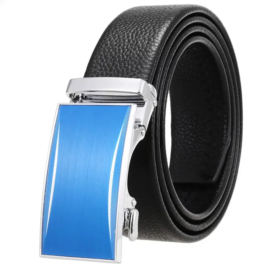HKM-521491 Durable Automatic Buckle Belt for Men, Casual Design, Style 23003-5