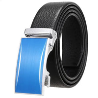 HKM-521491 Durable Automatic Buckle Belt for Men, Casual Design, Style 23003-5