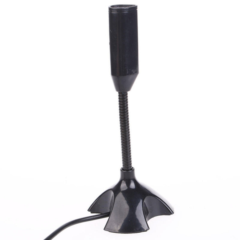 HKM-521491 Mini USB Desktop Microphone with 360° Omnidirectional Sound, Plug and Play, Ideal for Streaming and Recording