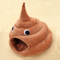 HKM-5215165 Cotton Velvet Cat Litter Box in Brown - Multiple Sizes Available